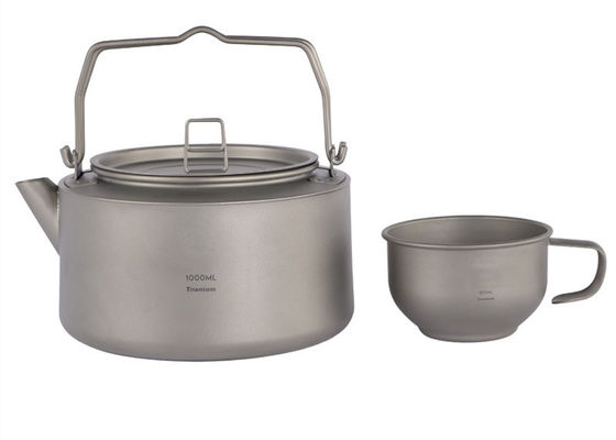 Light Weight High Purity 4.5g/Cm3 Titanium Tea Set No Harm To Body